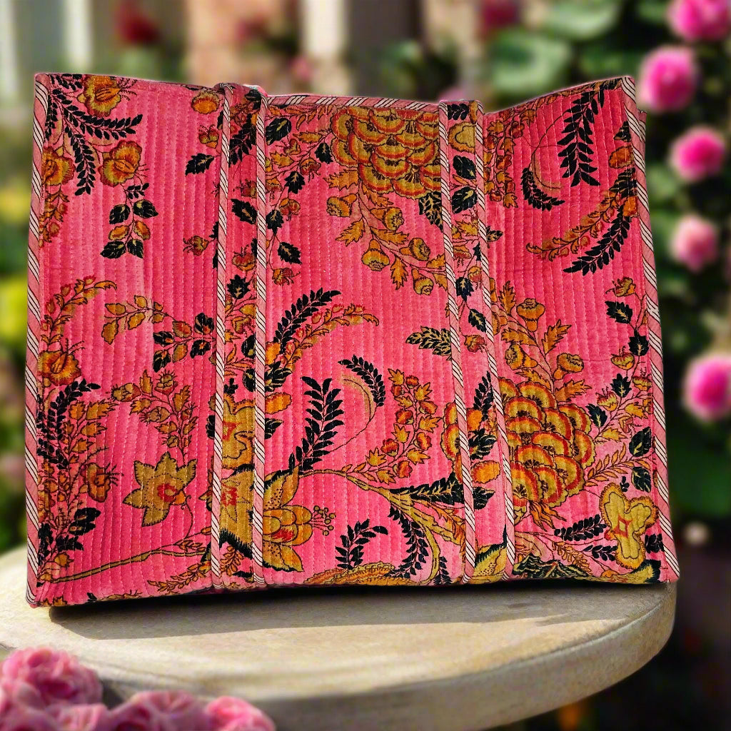 Pink-Gold Flowers