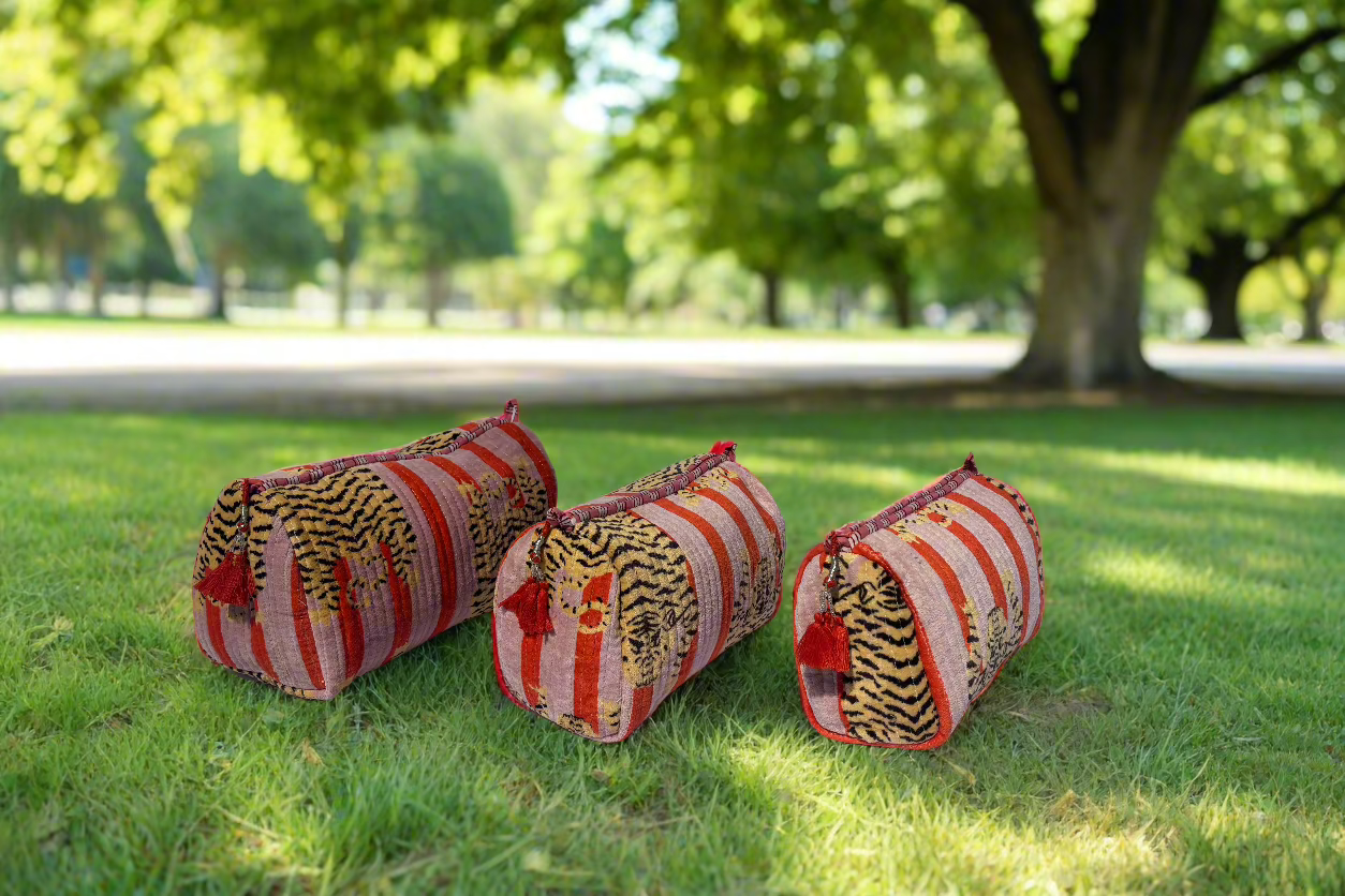 Tibetan Tiger Velvet 3 Piece Travel Set