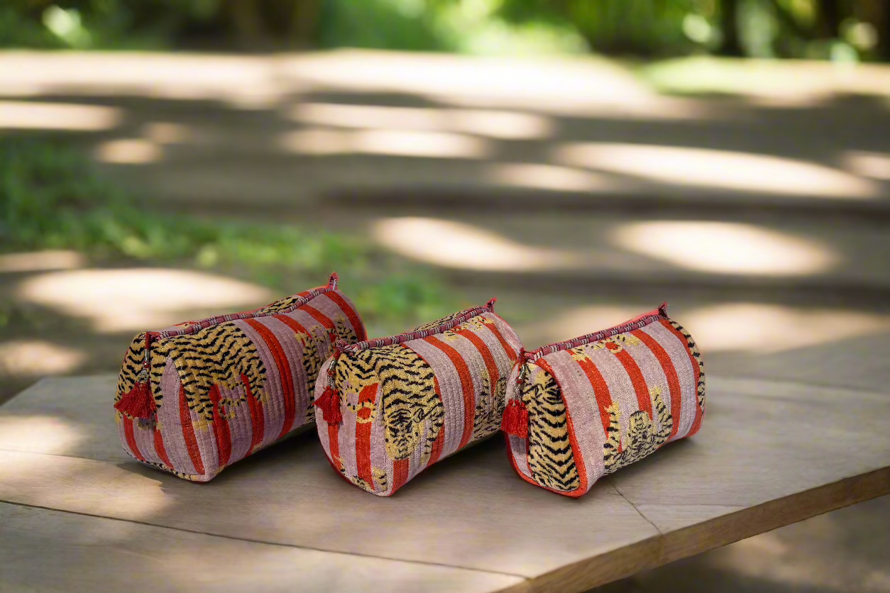 Tibetan Tiger Velvet 3 Piece Travel Set