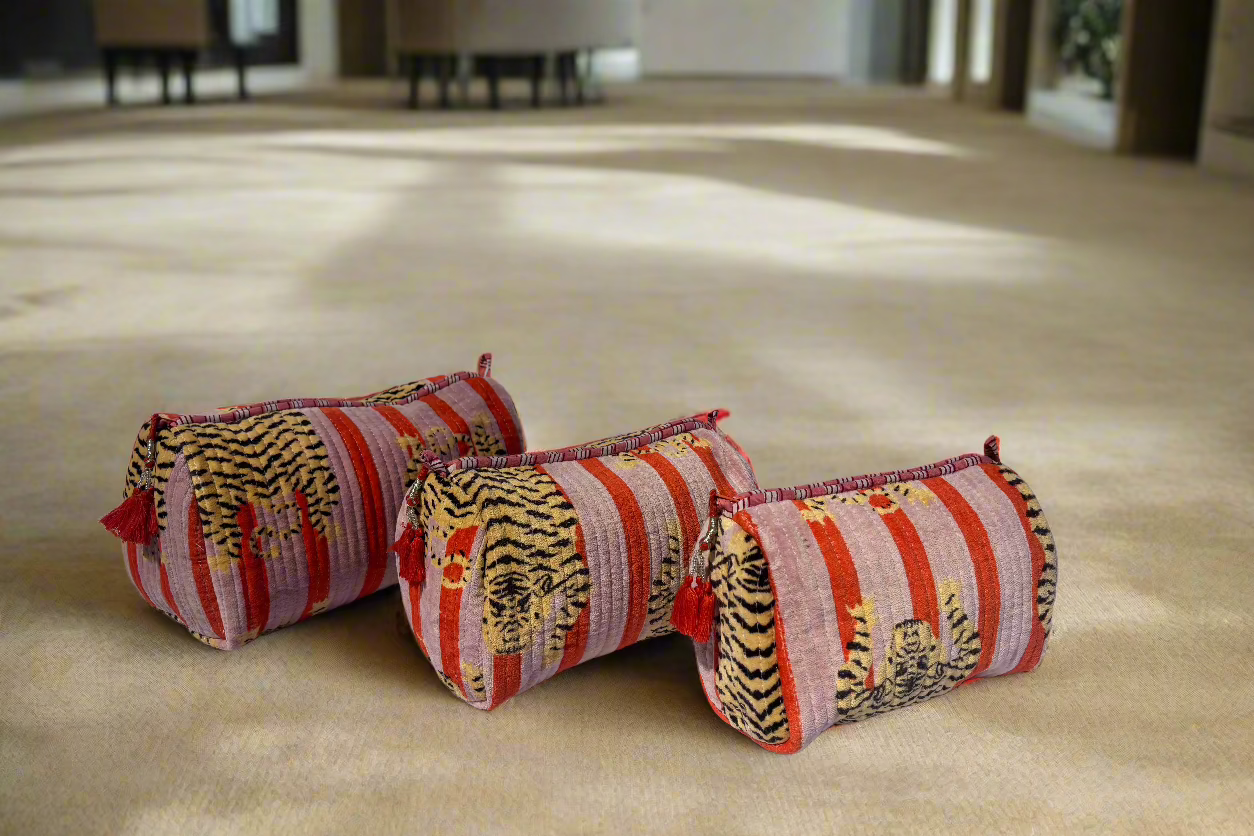 Tibetan Tiger Velvet 3 Piece Travel Set