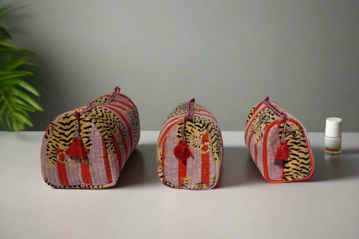 Tibetan Tiger Velvet 3 Piece Travel Set