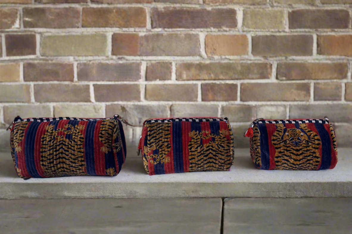 Tibetan Tiger Velvet 3 Piece Travel Set