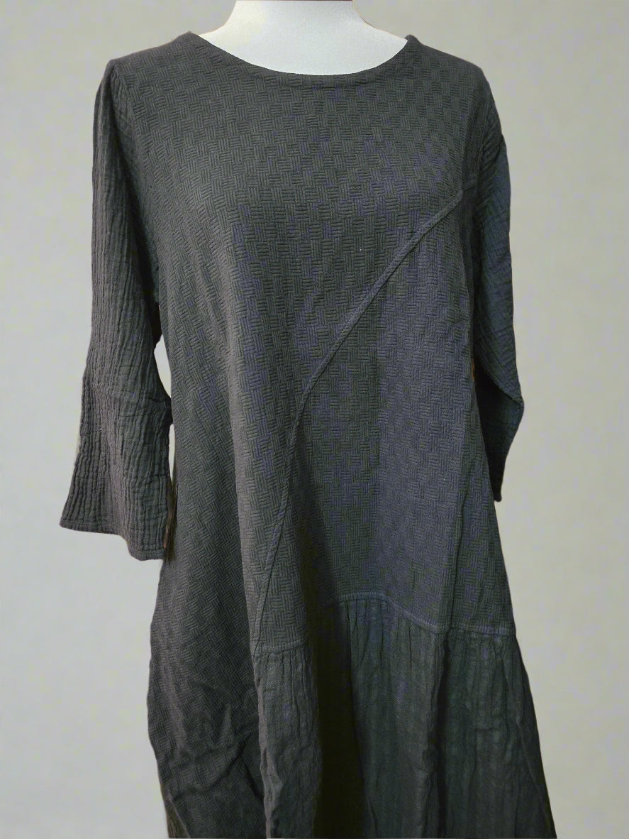 Twilight Echo Cotton Linen Dress