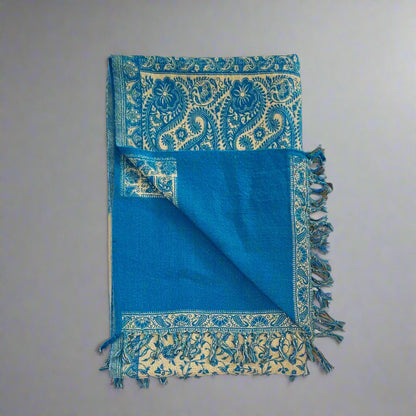 The Ocean Blue Shawl