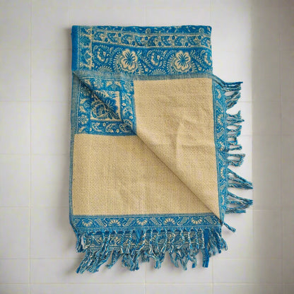 The Ocean Blue Shawl