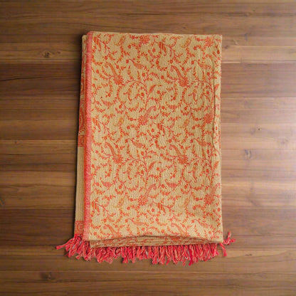 The Orange Shade Shawl