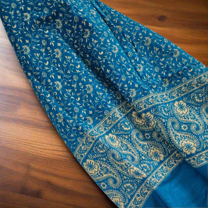 The Ocean Blue Shawl