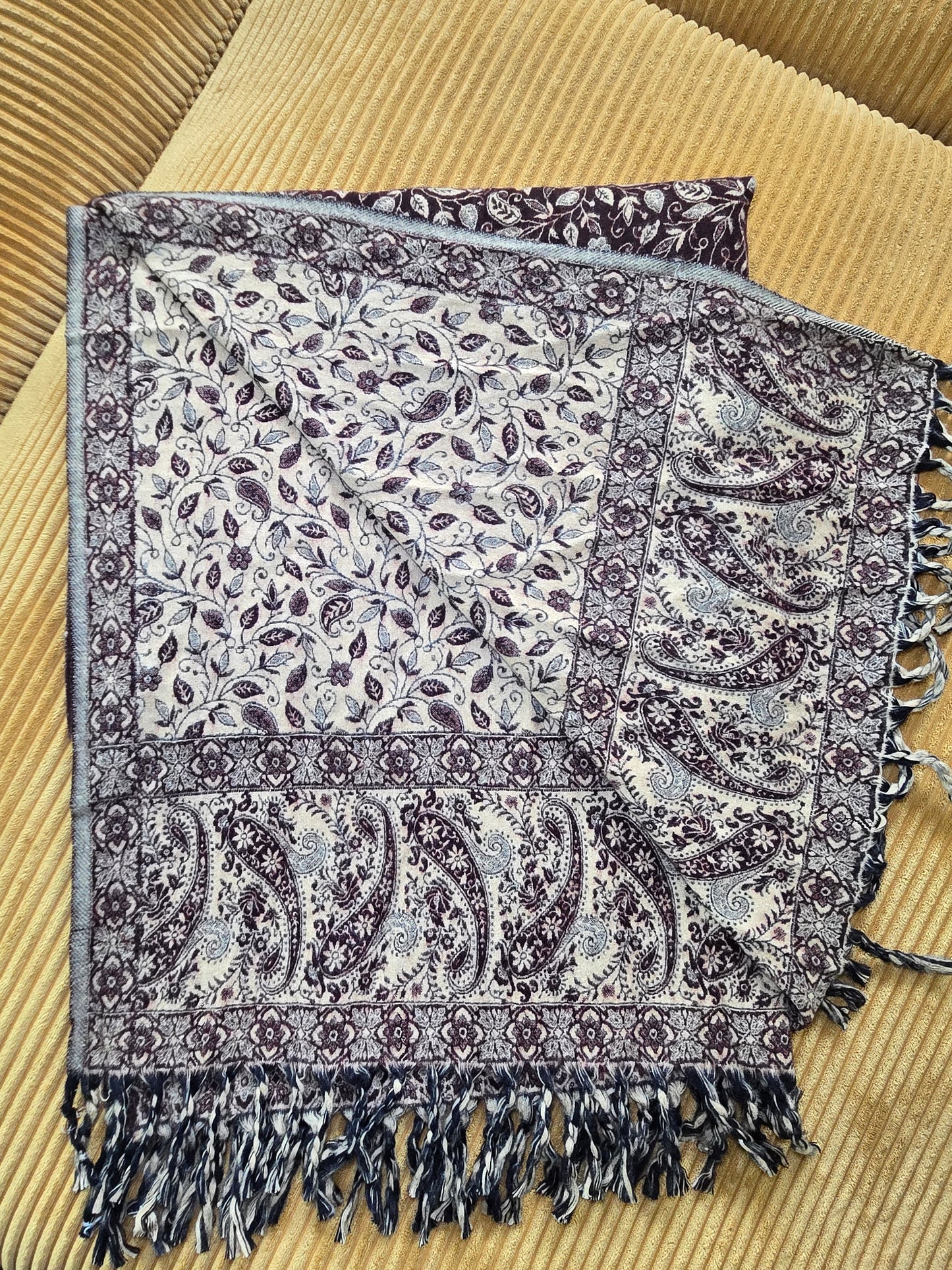 Brown is the new black Yak Wool Shawl