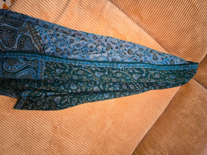 Green-Blue favorite Yak Wool Shawl