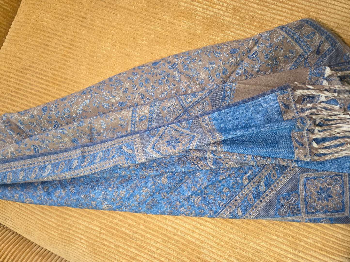 The Denim Yak Wool Shawl