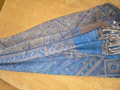 The Denim Yak Wool Shawl