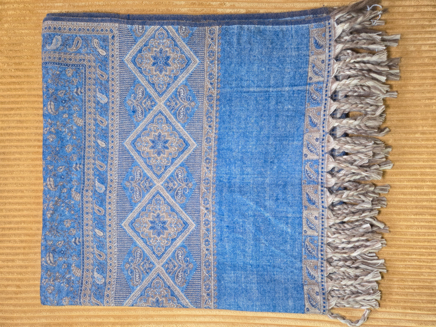 The Denim Yak Wool Shawl