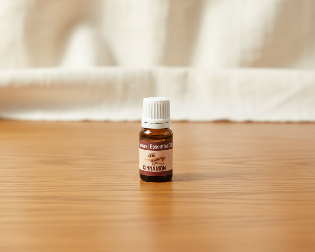 Cinnamon essential oil 10ml amber glass bottle