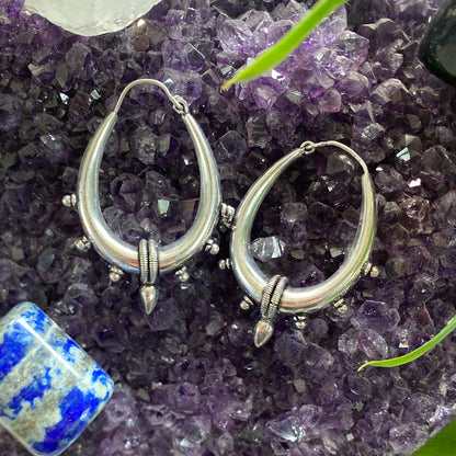 Charmed Bead Hoop Earrings – Contemporary & Distinct