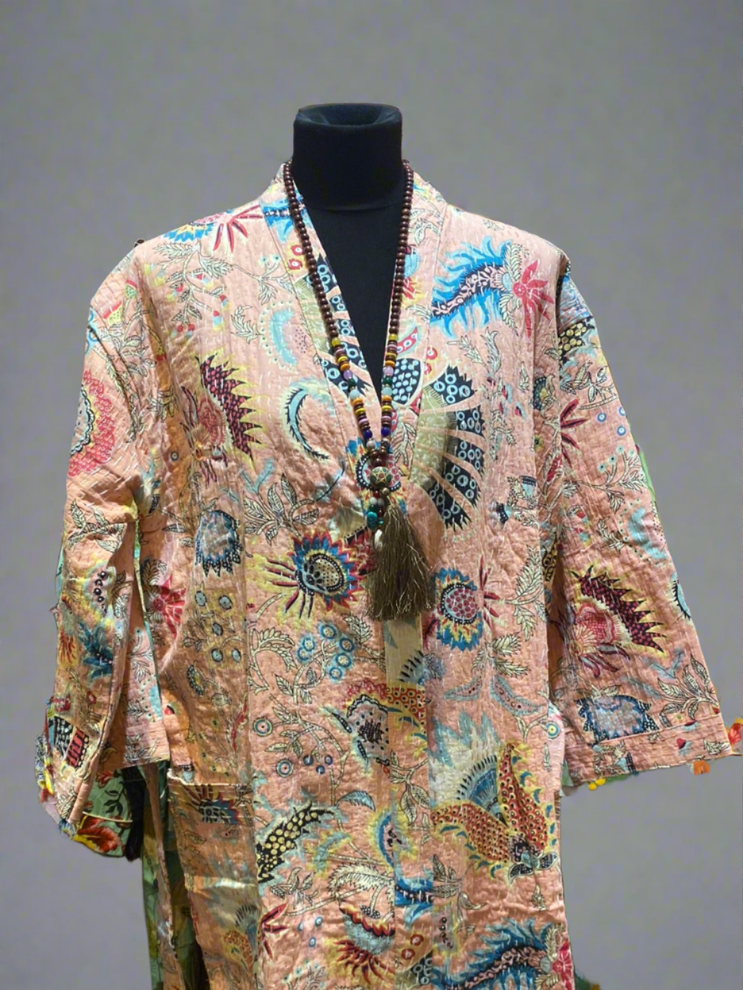 Tropical Tapestry Kantha Robe