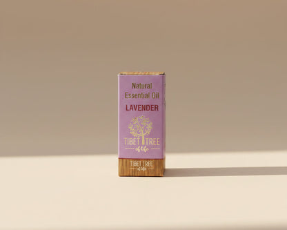 Lavender essential oil in its printed Tibet Tree of Life box, 10ml