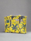 Tropical Mosaic Velvet Tote Bag