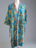 Island Getaway Kantha Robe – Handcrafted Artistry