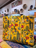 Desert Sun Cacti Velvet Tote Bag