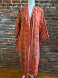Rustic Elegance Kantha Robe – Vibrant Tradition
