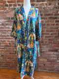 Tropical Paradise Kantha Robe – Vibrant & Handcrafted