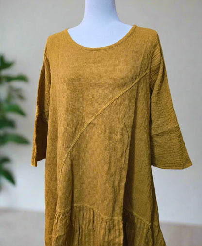 Golden Hour Cotton Linen Dress