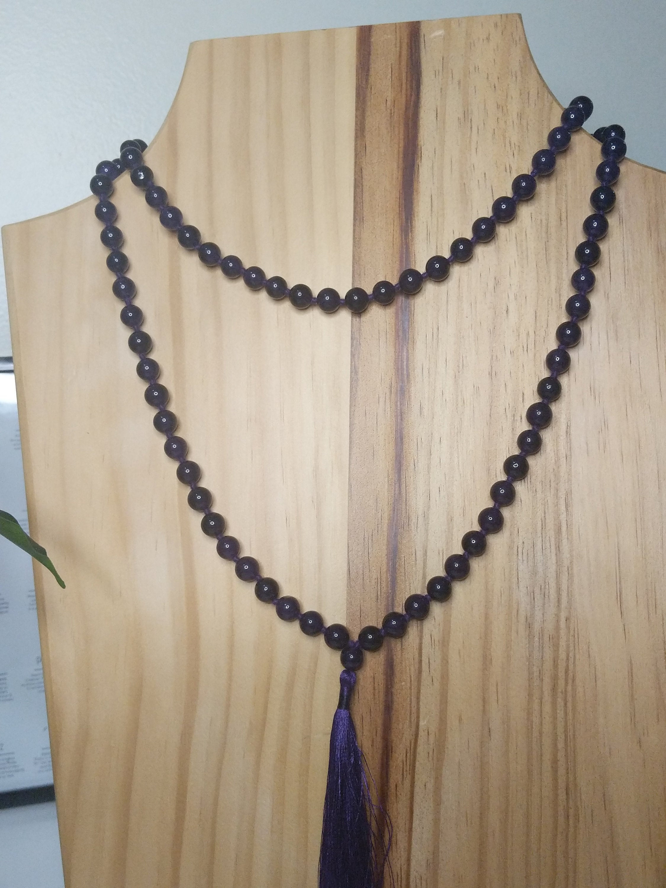 108 Mala Beads Necklace, Prayer Beads, Meditation beads of 8 mm Healin
