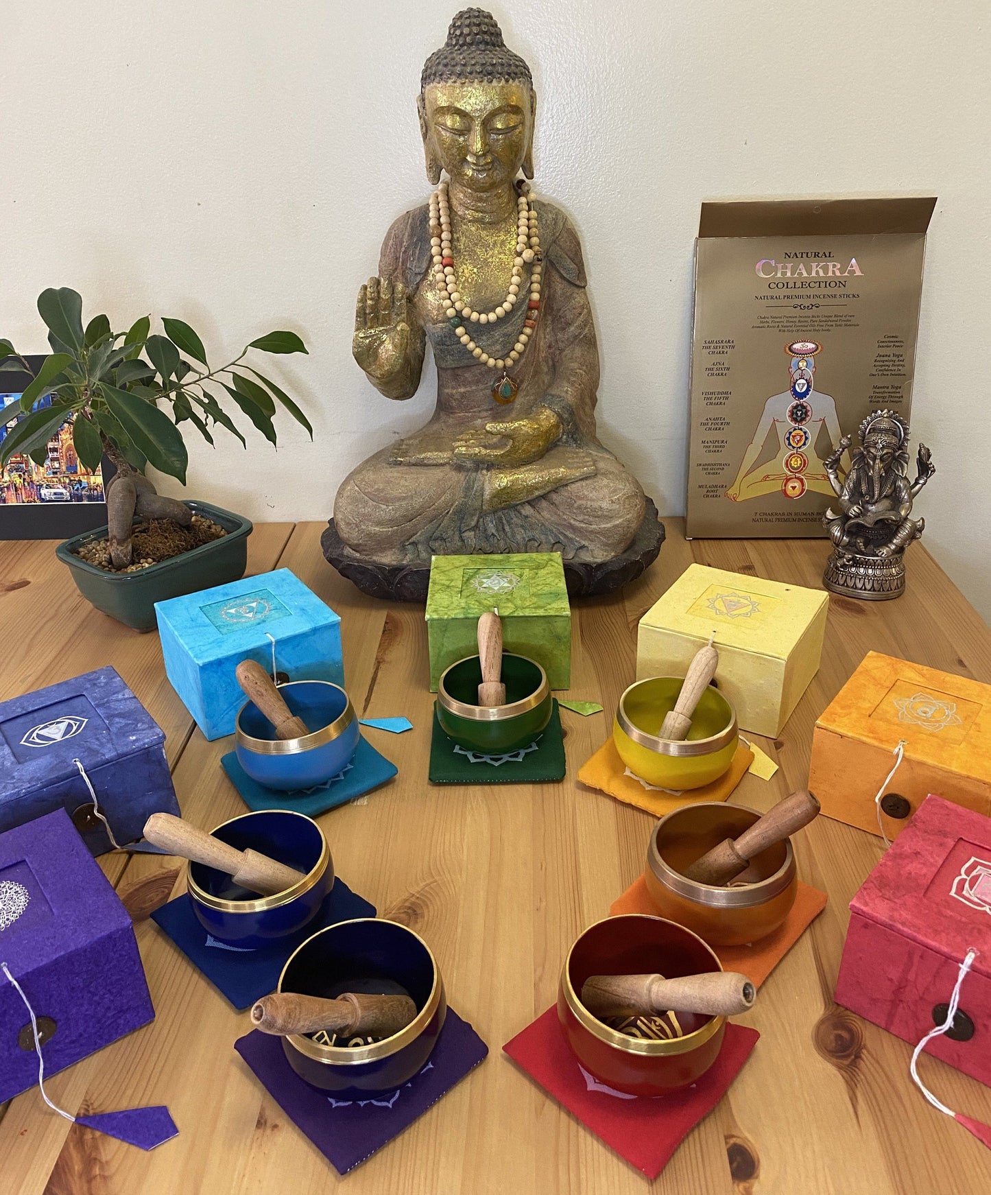 Chakra Singing Bowls Set