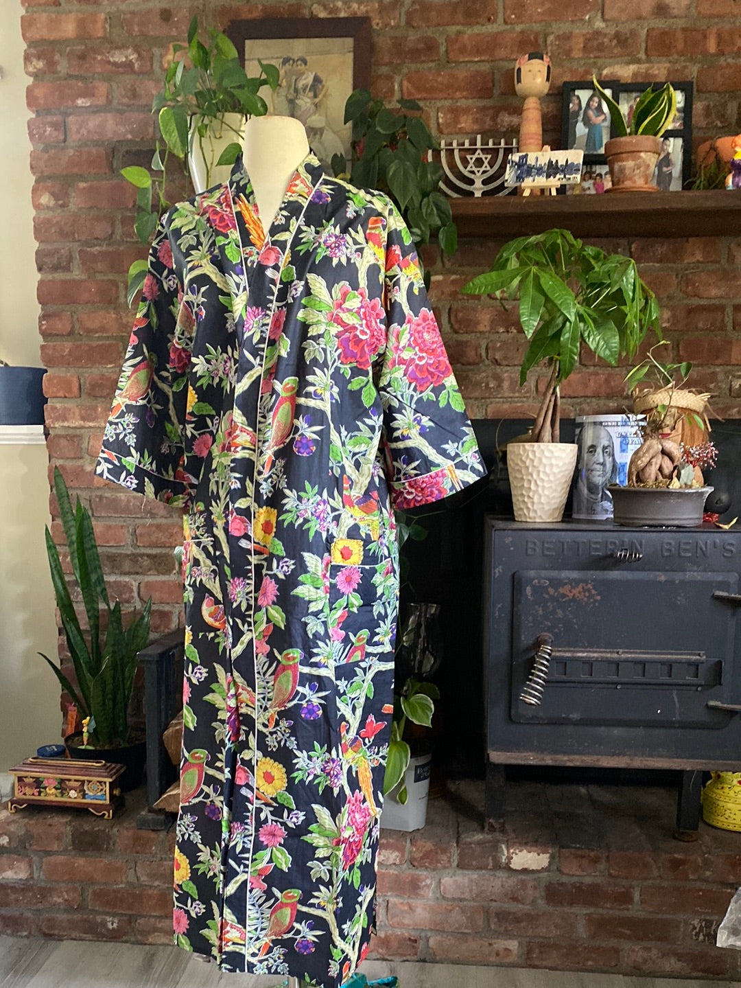 Plant Printed Robes