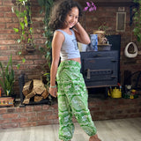 Kids Green Elephant Printed Pajamas